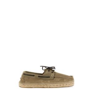MANEBI Men's Woven Espadrille Back-Strap Sandals Men GREEN